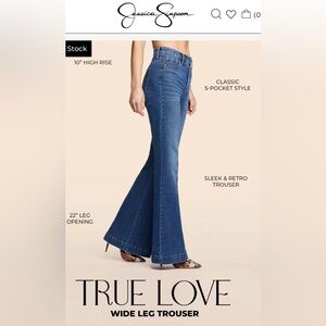 Jessica Simpson Wide Leg jean